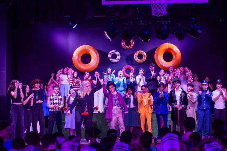 Willy Wonka Lights Up the Marian Baker School Stage